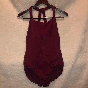 Burgundy Balera leotard